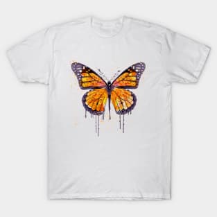 Monarch Butterfly watercolor T-Shirt